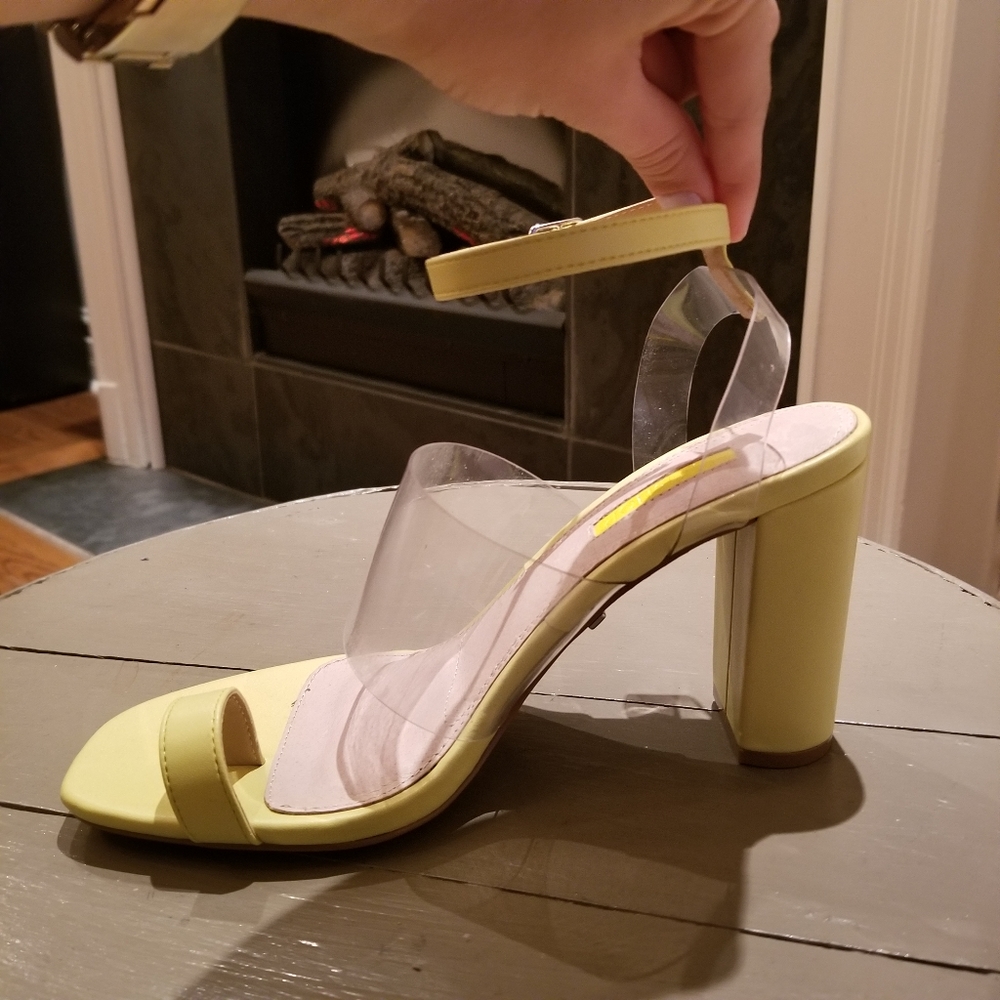 PVC Heeled Sandals - Picture 4 of 7